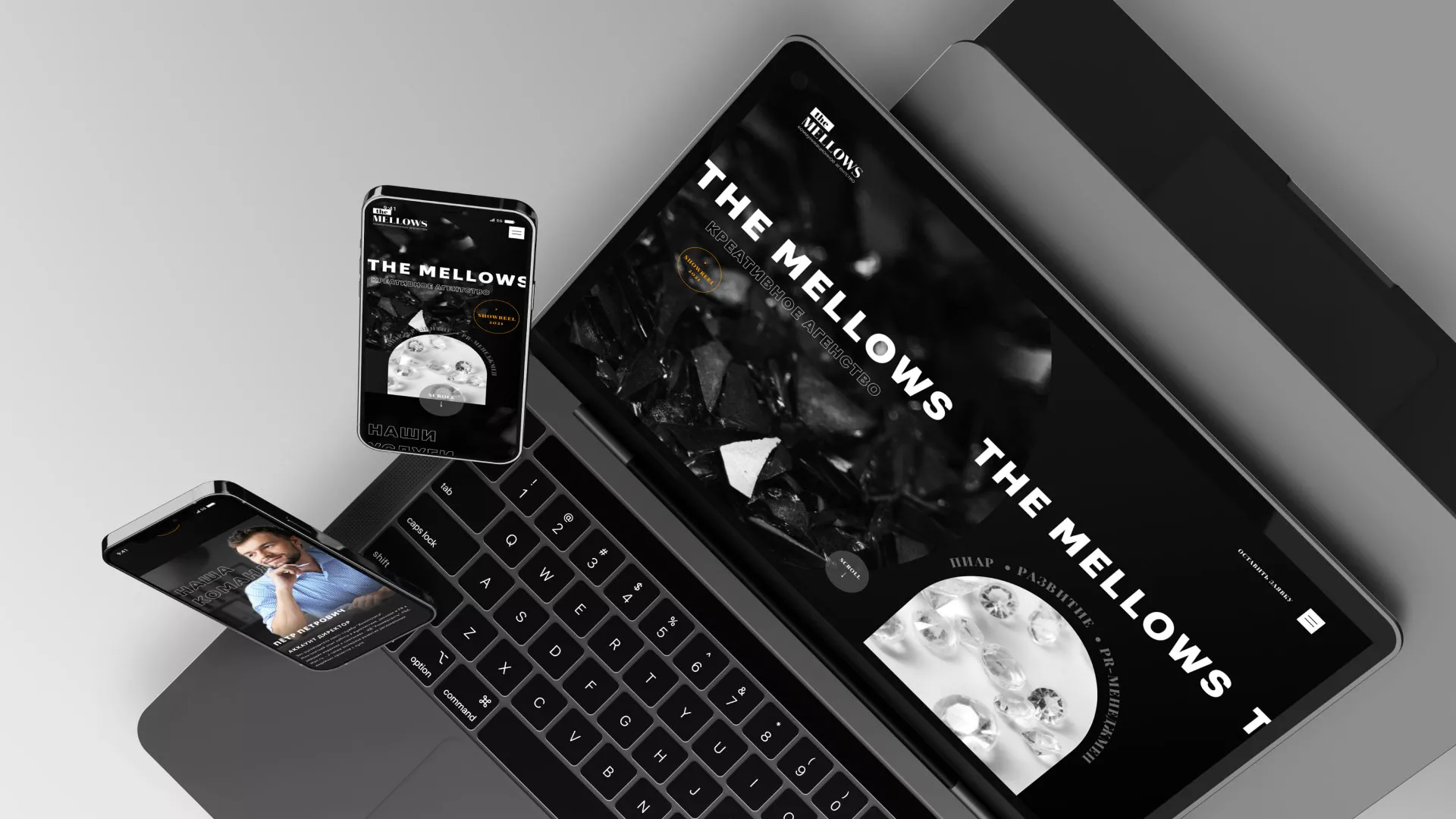 Разработка сайта креативного агентства «The Mellows» в Спас-Клепиках